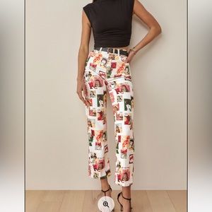 Reformation Comic High Rise Straight Jeans
